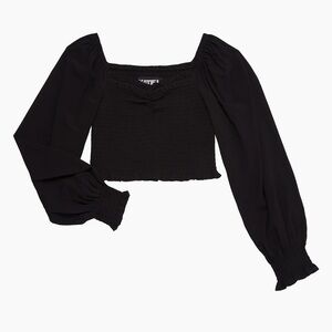 Katiej NYC Smocked Crop Top